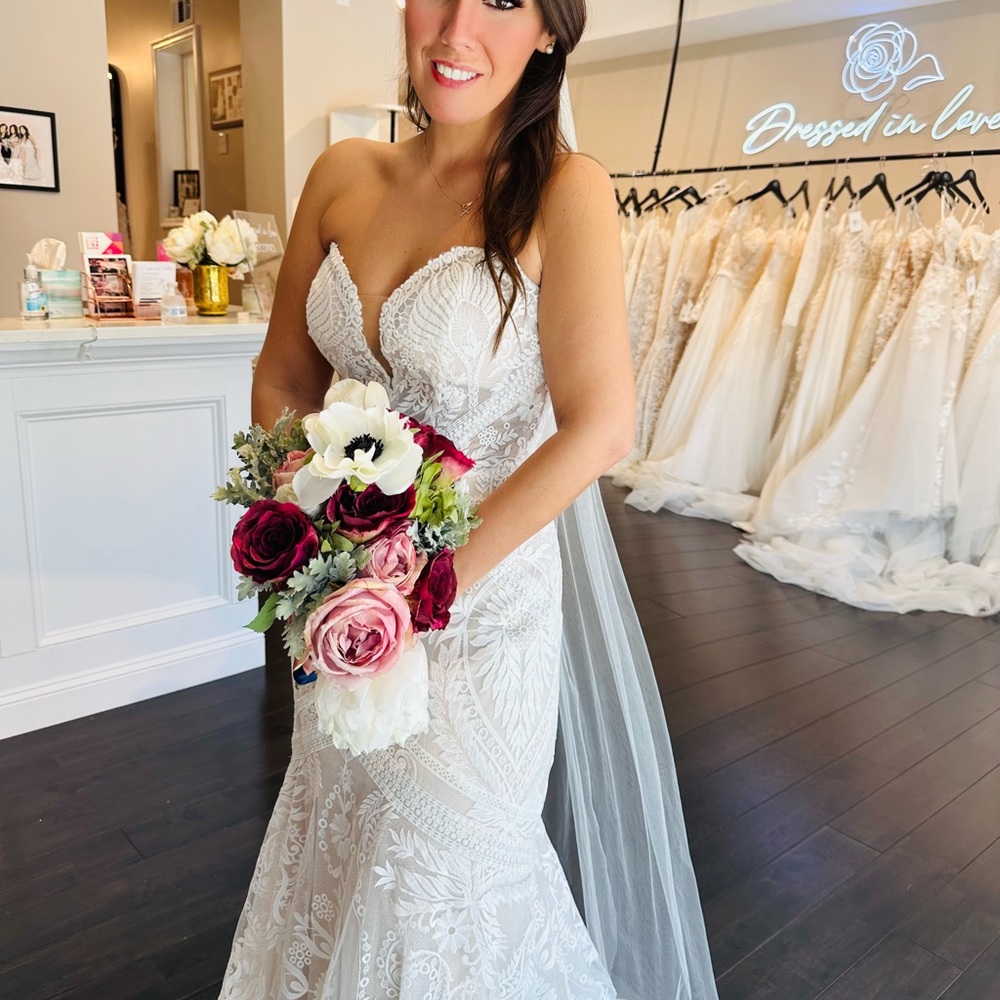 Wedding dress Wtoo by Waters. Size 12, never worn!